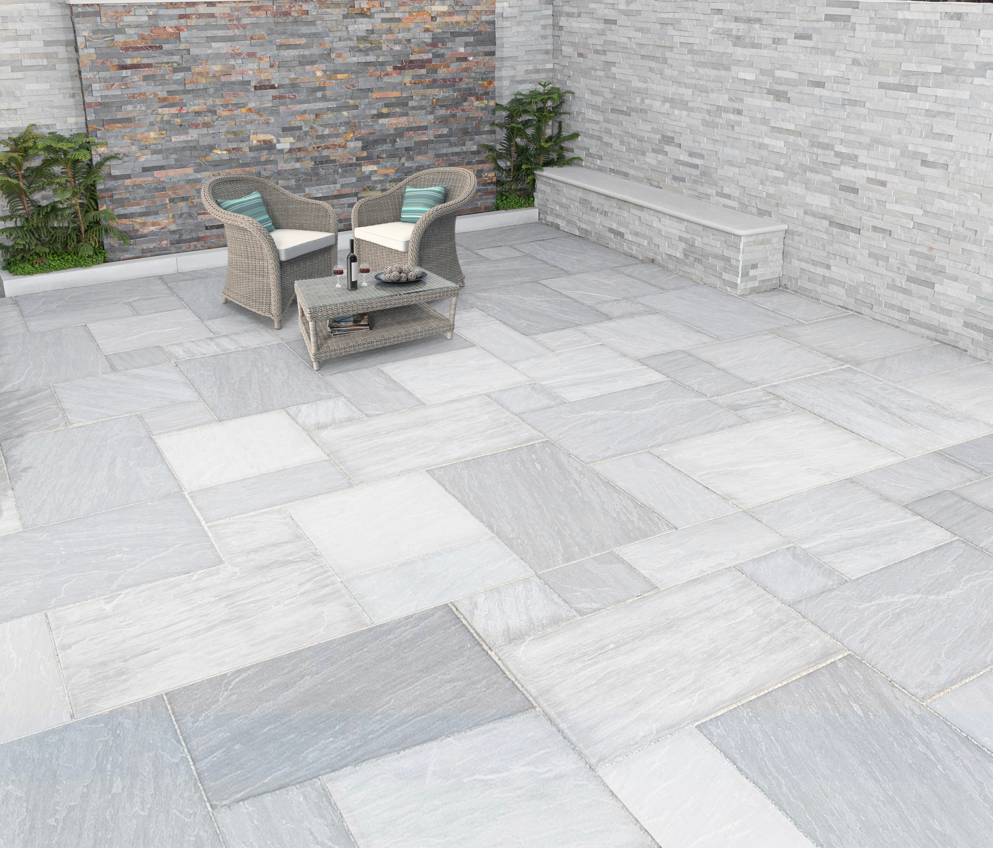 Castle Grey-28 Pieces/15.12m2/ 600x900x18mm-900x600x18mm
